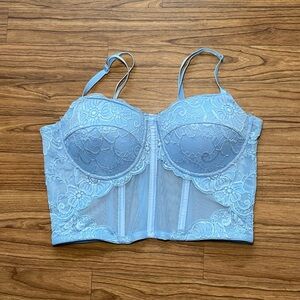 Light blue corset